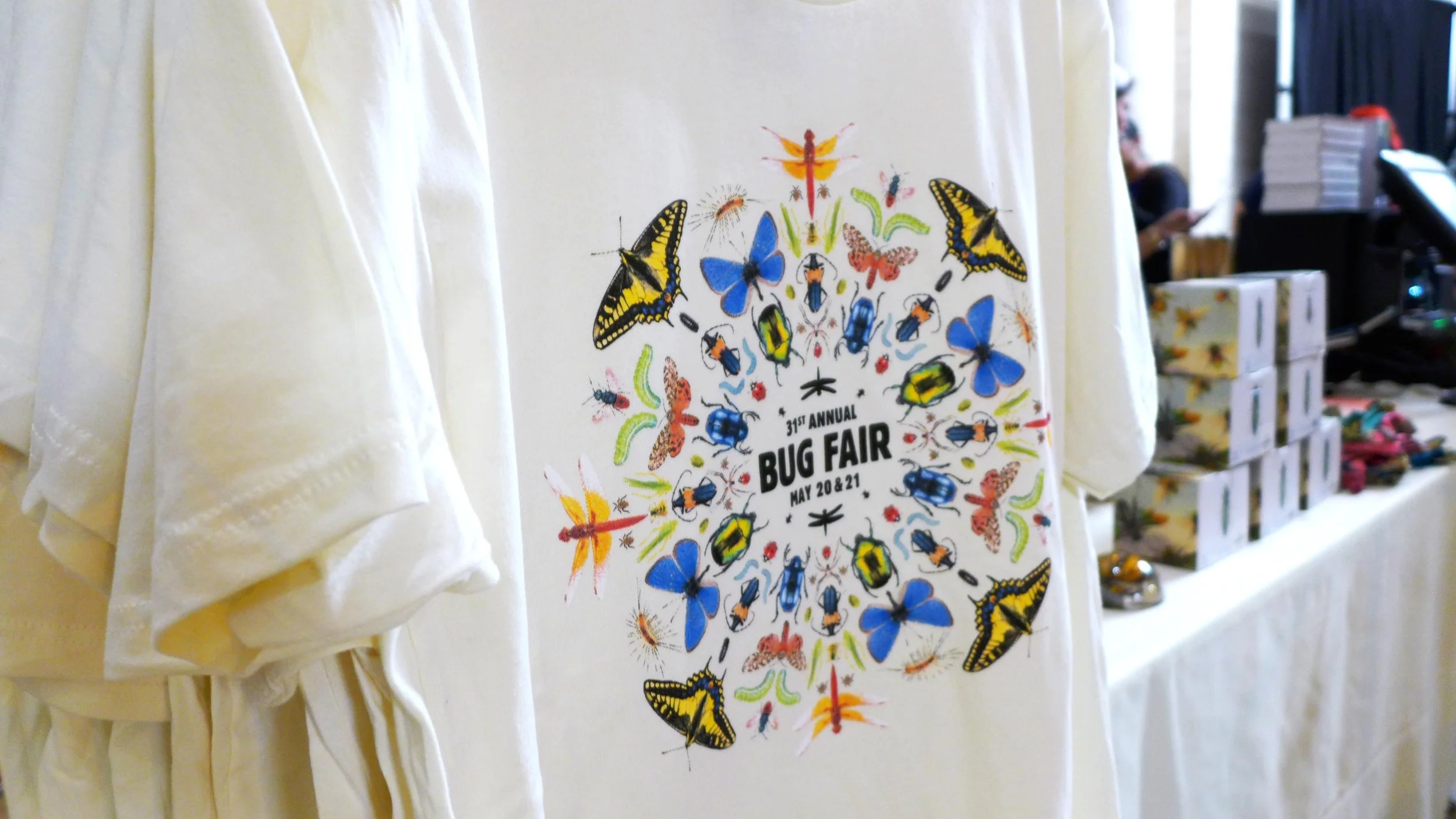 Bug Fair t-shirt merchandise