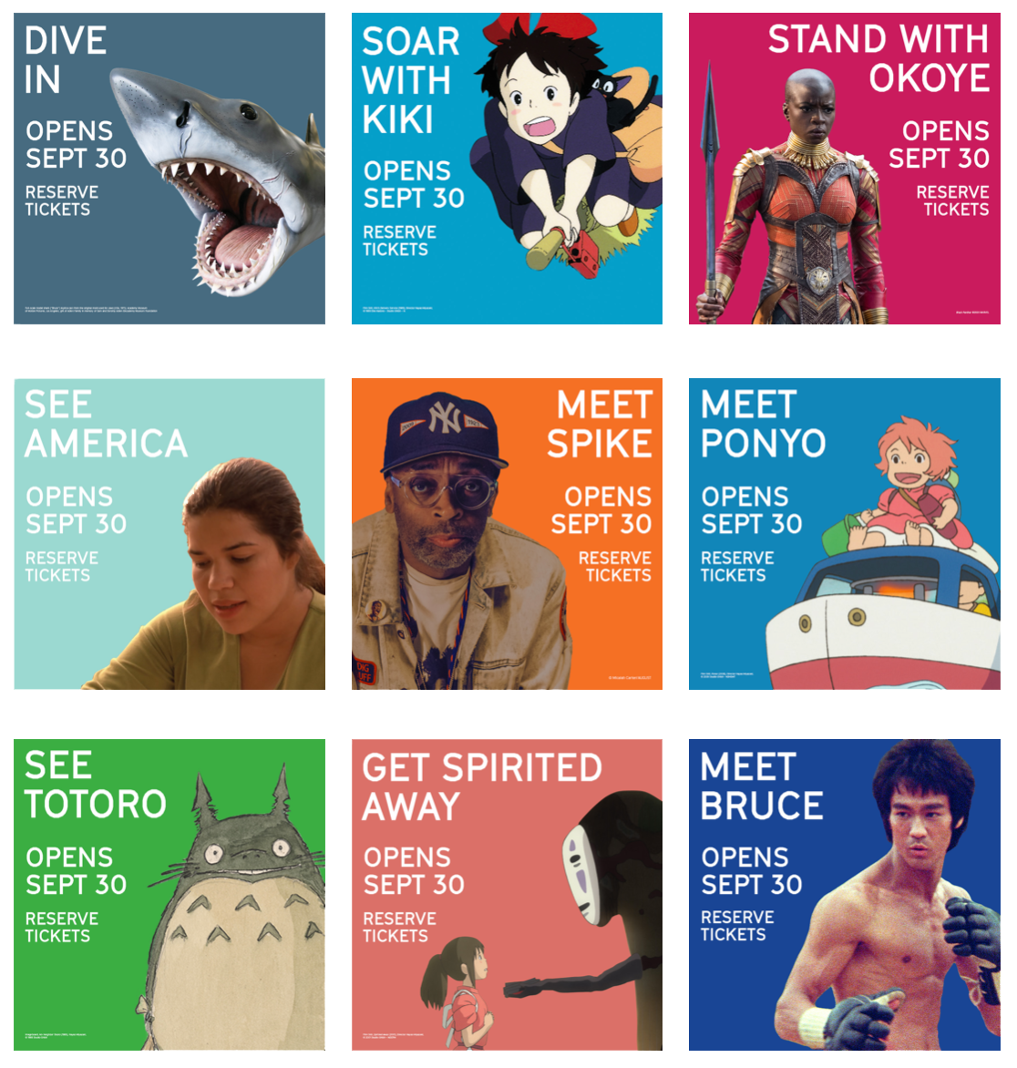 Academy Museum paid social ads